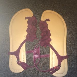 Cute Maroon Sandal’s